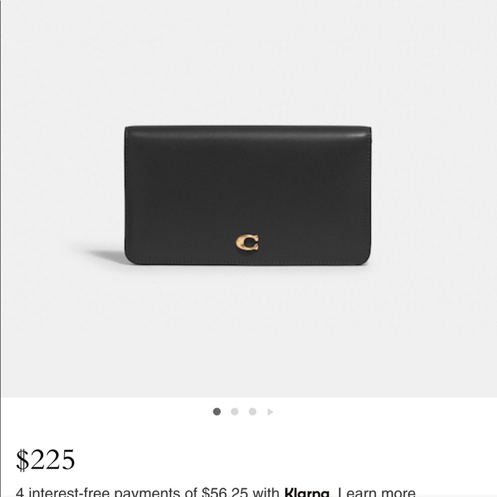 Coach slim wallet